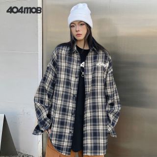 百亿补贴：404MOBGANG 潮流 长袖衬衫
