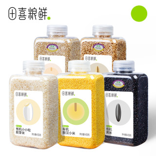 田喜粮鲜 一周五谷全家桶米糊煮粥 100g*3+30g*2