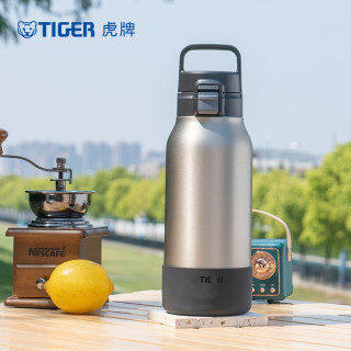 TIGER 虎牌 不锈钢真空保温保冷杯大容量户外运动水杯 MTA-B100 1000ml 不锈钢