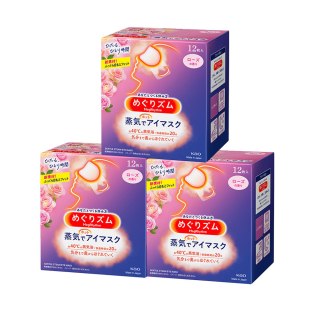 移动端：花王 美舒律 MegRhythm 蒸汽眼罩 玫瑰香型 12片