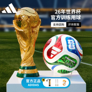 adidas WC TRN TRIONDA 三重浪 26年FIFA世界杯训练用5号球 JD8032
