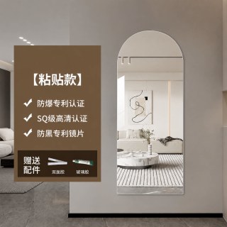 五福星 W6026 壁挂家用穿衣镜 120*35cm 北欧风