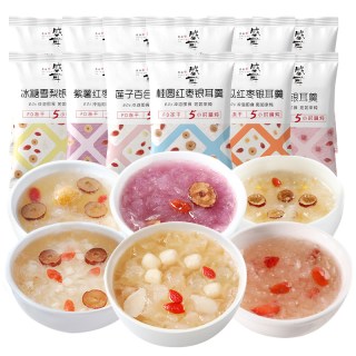 盛耳 冻干银耳羹12种口味免煮冲泡即食速食桂圆莲子红枣银耳羹