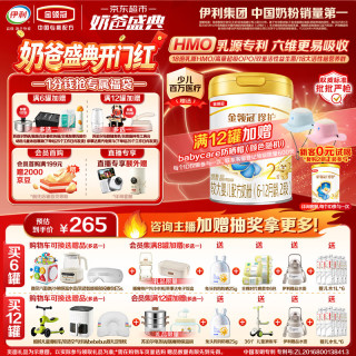伊利 金领冠 珍护系列 较大婴儿奶粉 国产版 2段 900g