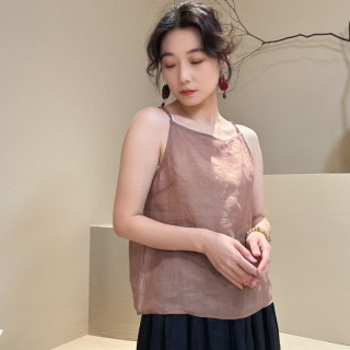 女显瘦时尚薄款百搭吊带宽松背心 2026 9006