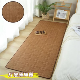 夏天凉席地垫藤席地毯卧室床边打地铺垫子儿童榻榻米地 180*200cm