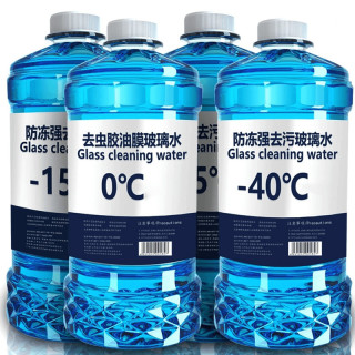 去油膜玻璃水 强力去污 汽车清洁 防雨防冻 4L 四季通用
