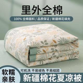 安睡宝 全棉印花夏被 水洗裸睡夏凉被 230*229cm