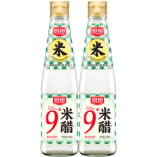 88VIP：厨邦 9度米醋 420ml*2 瓶装
