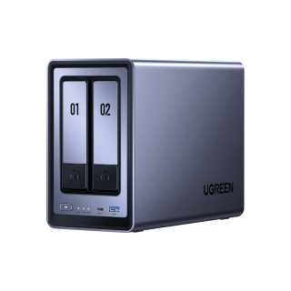 绿联 DXP2800GT 万兆网口 8GB+双盘位 NAS网络存储