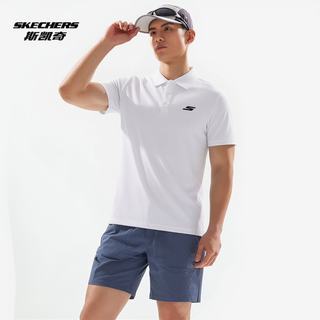 斯凯奇 P224M111-000Q 男士夏季运动POLO衫 XL