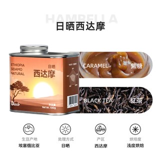 DGTOP 瑰夏咖啡豆 浅烘 西达摩耶加雪菲 单品豆