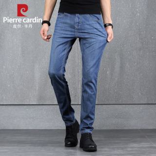 皮尔·卡丹 皮尔卡丹（pierre cardin）新款牛仔裤男直筒夏季薄款宽松休闲长裤舒适透气