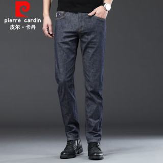 皮尔·卡丹 皮尔卡丹（pierre cardin）高端男士牛仔裤新款弹力宽松商务休闲裤