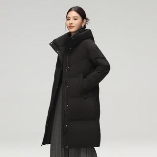 雪中飞 8056-3994F 鸭绒填充 黑色 S 165/88A 女士羽绒服