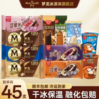 和路雪 梦龙冰淇淋脆皮雪糕量贩装棒支 共45支