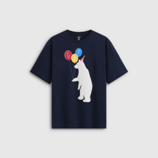 Gap 男女装2026春季新款创意logo印花纯棉宽松短袖T恤上衣866357
