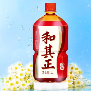 移动端：和其正 达利园和其正凉茶1L*12瓶装整箱草本植物饮料办公下午茶饮
