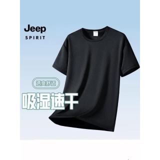 JEEP SPIRIT 吉普 户外男士速干短袖T恤