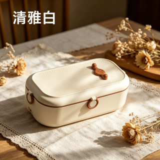 森陶乐 加热饭盒带饭电热饭盒保温上班族便携式便当盒办公室热饭热菜神器