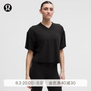 lululemon Jersey 女士训练平纹针织 V 领短袖 T 恤