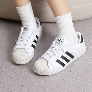 adidas 三叶草板鞋女鞋透气复古运动鞋低帮休闲鞋