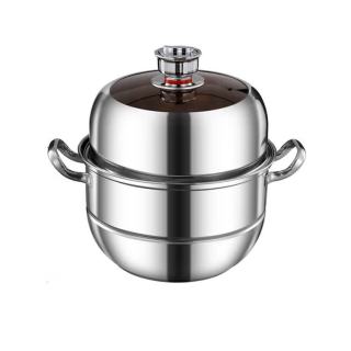 艾格辰 蒸锅家用多层定时28cm