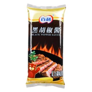 百利 香甜沙拉酱商用番茄酱水果蔬菜美味汉堡专用炸鸡酱料蜂蜜芥末 百利黑胡椒酱1kg