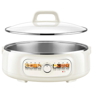 苏泊尔 0涂层304不锈钢 70mm加深 1800W 电饼铛