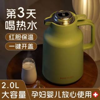 恩尔美 保温壶48小时以上家用大容量玻璃内胆水壶办公室宿舍用暖热水瓶