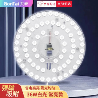 共泰 LED吸顶灯灯芯改造灯板 圆形节能吸顶灯光源模组 免打孔 磁铁吸附 36W 白光