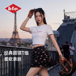 Lee Cooper 短袖T恤2026夏季新品女士印花休闲基础圆领