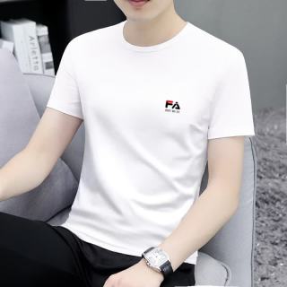匡都 短袖t恤男士圆领100纯棉三防打底衫内搭夏季修身夏装百搭半袖体恤 白色 XL 【135
