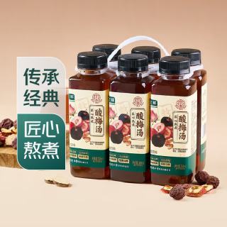 七鲜 ×同仁堂 匠心熬煮 酸梅汤360ml*6 夏日解暑解腻饮料