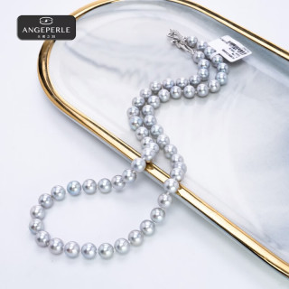 Larmes d'Anges 海水珍珠AKOYA项链 S925银 7-8mm 45-48cm