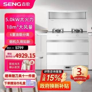 森歌 L1集成灶消毒柜天然气