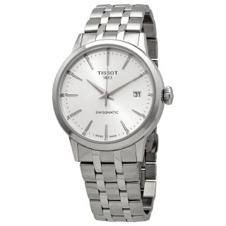 TISSOT 经典梦想系列 Swissmatic 自动机械男士腕表——银色表盘 T129.407.11.031.00