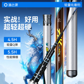 渔之源 AKII代综合竿 AK钓鱼竿手杆轻硬高碳素台钓竿