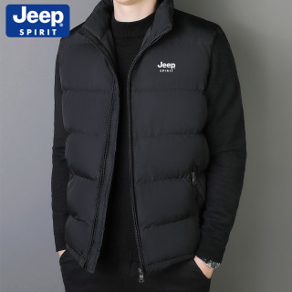 JEEP SPIRIT JEEPSPIRIT 男士加厚保暖棉马甲