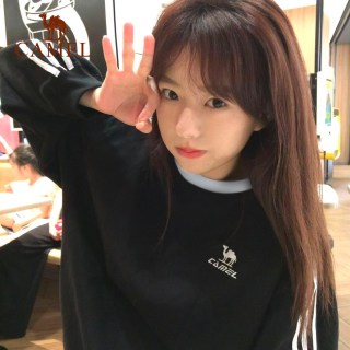 88VIP：骆驼 男女同款长袖T恤 C35BAXN056D