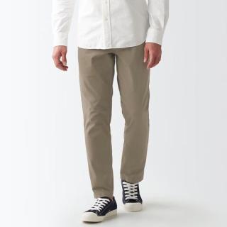 無印良品 MUJI 无印良品 男式横竖弹力丝光斜纹修身裤