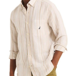 NAUTICA Striped Linen Shirt