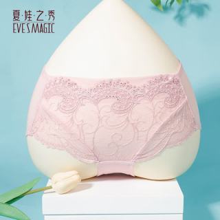 夏娃之秀 内裤 女士轻薄款透气舒适包臀中腰三角短裤