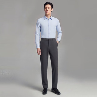 雅戈尔 VLDP119649HJY DP免烫 蓝色 41(175/96Y) 长袖衬衫
