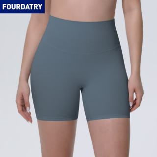 FOURDATRY 新款薄款冰感亲肤透气紧身纯色瑜伽裤运动跑步
