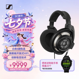 森海塞尔 HD800 S 耳罩式头戴式耳机 黑色