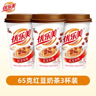 88VIP：优乐美 经典炼乳红豆奶茶65g*3杯