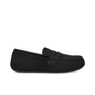 限尺码：UGG 男士纯色平底浅口休闲豆豆鞋乐福鞋 黑色