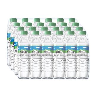 百亿补贴：润田 饮用纯净水550ml*24瓶整箱包邮小瓶装饮用水非矿泉水特批价