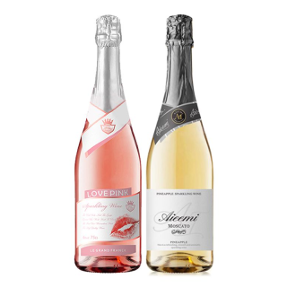 哎蜜 起泡酒 青提蓝莓果酒 鸡尾酒 750ML*2